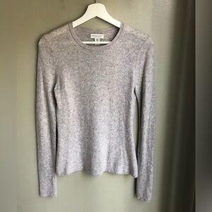Adrienne Vittadini Crewneck 100% Cashmere Sweater Slim Fit Size: S